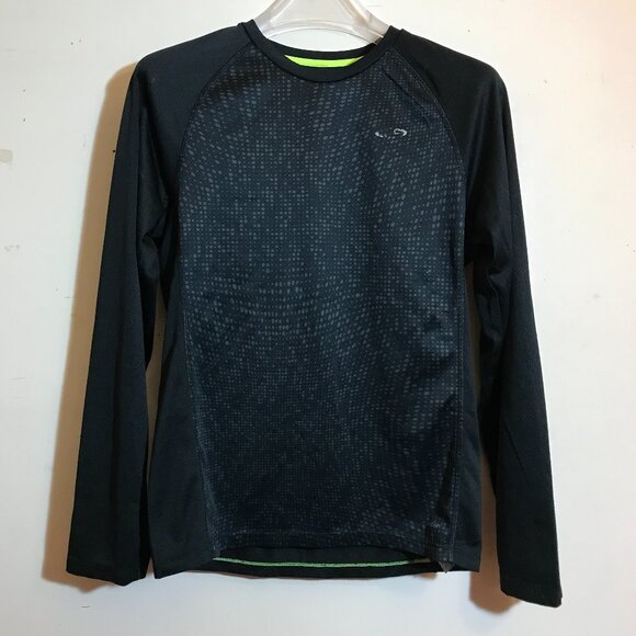 Champion Duo Dry Black Long Sleeve Athletic Active Top Size Womens S -reflective - Picture 1 of 6